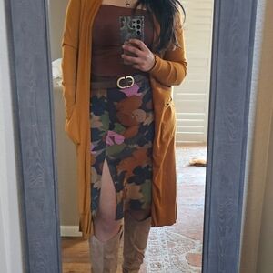 Colorful Camouflage Skirt